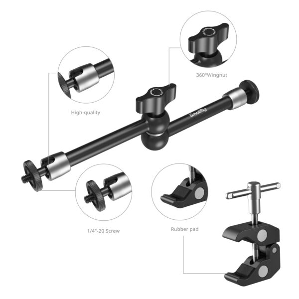 SmallRig Crab-Shaped Clamp for Phones (9.8") 5326 - Image 3