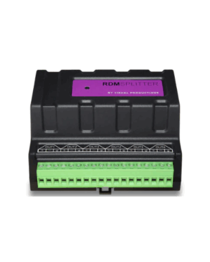 Visual Productions RDM Din Rail DMX-512 Splitter Terminal Connections