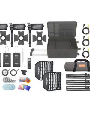 Godox S60Bi 3 Head LED Focusing Light Kit