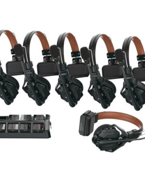 Hollyland Solidcom C1 Pro-6S Full-Duplex ENC Wireless Intercom System with 6 Headsets (1.9 GHz)