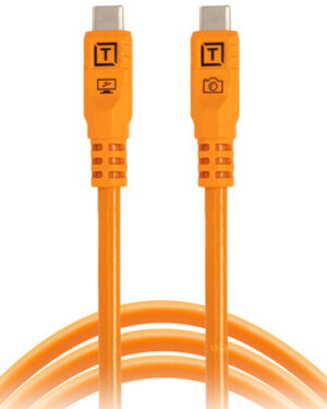 Tether Tools TetherPro Optima 10G USB-C 1.8m Straight To Straight - Orange