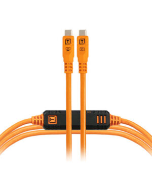 Tether Tools TetherPro Optima 10G USB-C 4.6m Straight To Straight - Orange