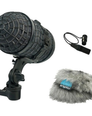 Radius Mini ALTO 115 & RAD-2 Kit with 3-Pin XLR Cable Grey Fur