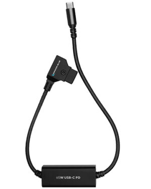 Kondor Blue D-Tap to USB-C Power Delivery Cable for Mirrorless Cameras (40cm) - Black