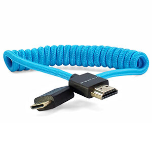 Kondor Blue Coiled Mini HDMI to Full HDMI (30 to 60cm)