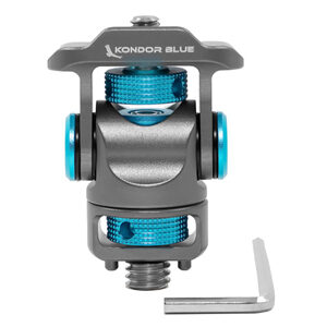 Kondor Blue 1/4" Swivel Tilt Monitor Mount with ARRI Pin (Pan/Tilt)