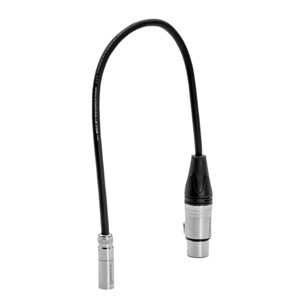 Kondor Blue TA4M Mini XLR 4 Pin Male to Female XLR Audio Cable 40cm