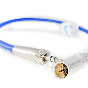Kondor Blue 35cm Mini XLR to Gold 3.5mm Stereo Plug for Line Level Devices