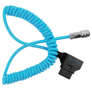 Kondor Blue Coiled D-Tap to 2-Pin Power Cable for BMPCC 4K/6K/6K Pro