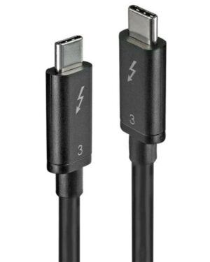 Lindy 2m Thunderbolt 3 Cable, 20Gbps, Black