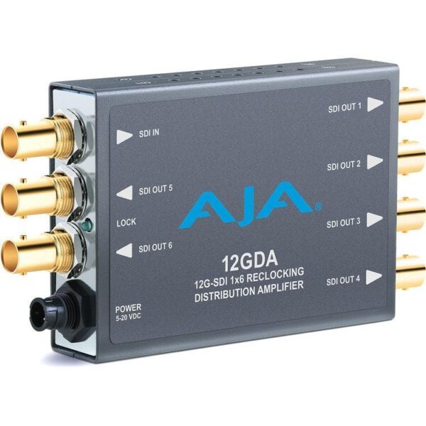 AJA 12G-SDI 1x6 Reclocking Distribution Amplifier