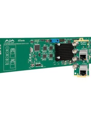 AJA openGear 12G-SDI/Dante 64-Channel Embedder/Disembedder Card