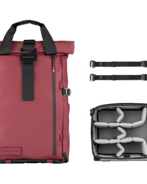 Wandrd PRVKE V4 Backpack Photo Bundle (Rhone Burgundy, 31L)