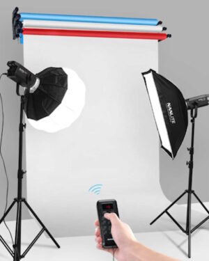 Nanlite Motorised Background Kit 3 Roll with Remote Control
