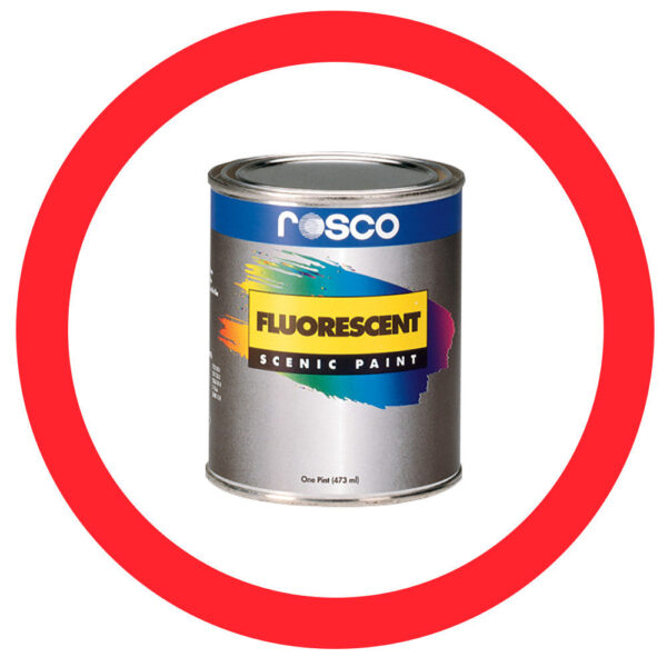 Rosco 5780 Red Flourescent Paint - 0.95L