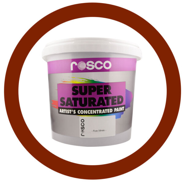 Rosco 5987 Supersat Burnt Sienna - 0.95L - Image 2