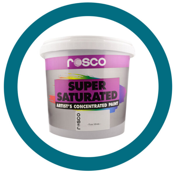 Rosco 5989 Supersat Turquoise Blue - 0.95L - Image 2
