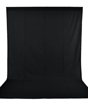Xlite Muslin Black Background 3x6m Inc Bag