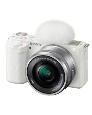 Sony ZVE10 Body with 1650 Lens White
