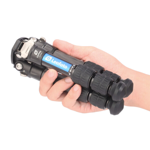 Leofoto LS-223C Ranger Series 3 Section Carbon Fibre Tripod with LH-25LR (Lever Release) Ball Head - Image 5