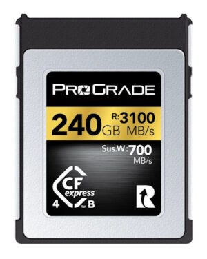 ProGrade Digital CFexpress™ Type B 4.0 Memory Card 240GB (Gold)