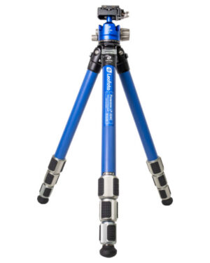 Leofoto LP-324C Poseidon Series 4 Section Water Resistant Carbon Fibre Tripod with Blue LH-40LR Ball Head