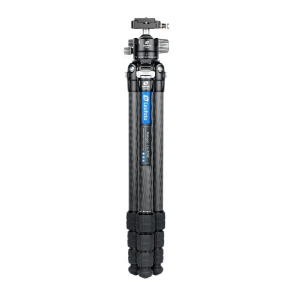 Leofoto LS-324C Ranger Series 4 Section Carbon Fibre Tripod with LH-40LR (Lever Release) Ball Head - Image 2