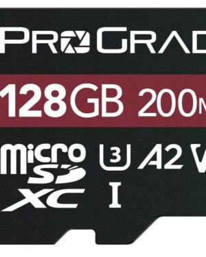ProGrade Digital 128GB MicroSDXC UHS-I V30 Memory Card (Strontium) - PGMSD128GBSPNA