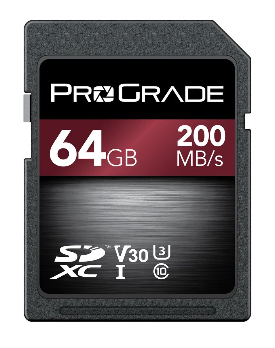 ProGrade Digital 64GB SDXC UHS-I V30 Memory Card (Strontium) - PGSD64GBSKNA