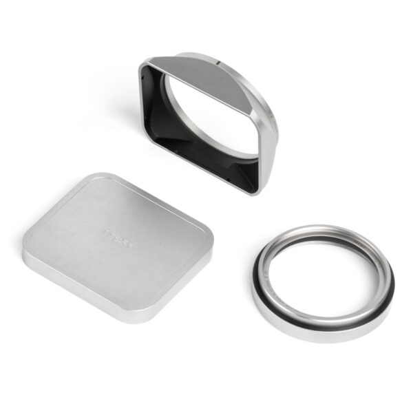 NiSi JetMag Pro Lens Hood Kit for Fuji X100 Series (Silver) – NC UV Filter with 49mm Filter Adaptor, Magnetic Square Lens Hood and Magnetic Lens Cap for Fujifilm X100/X100S/X100F/X100T/X100V/X100VI - Image 2