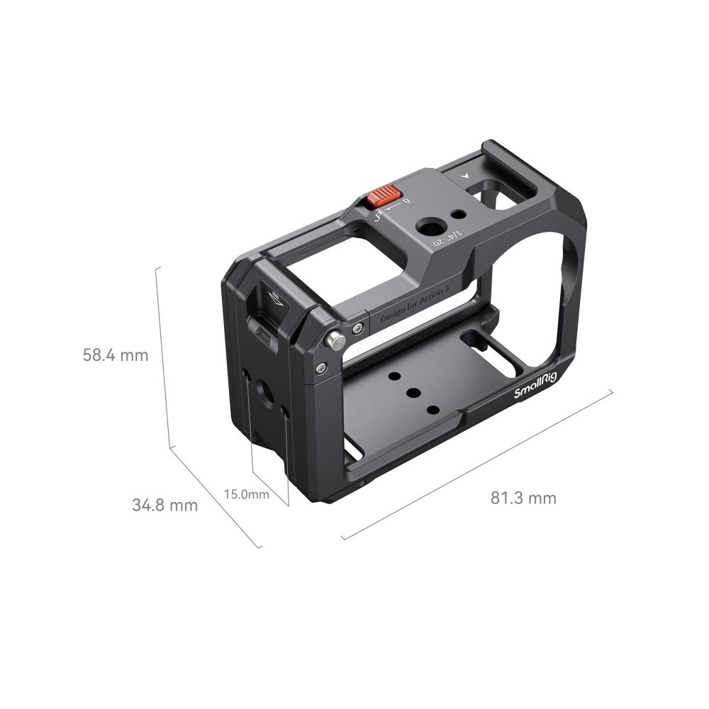 SmallRig Cage for DJI Osmo Action 3 4119 - Image 2