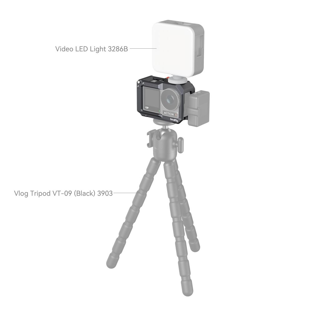 SmallRig Cage for DJI Osmo Action 3 4119 - Image 8