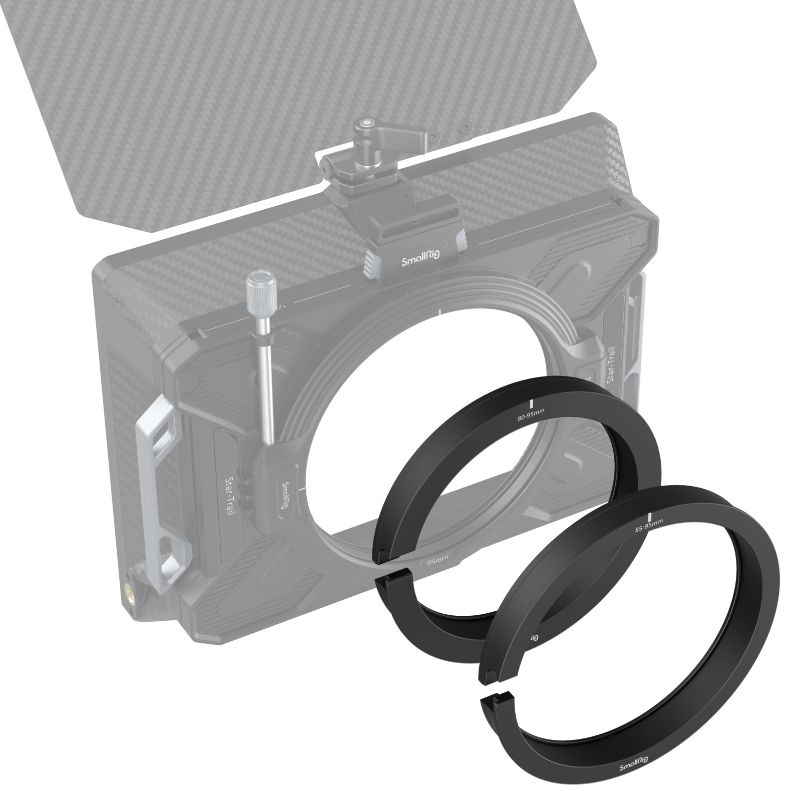 SmallRig Clamp-on Lens Adapter Ring Kit (Φ80 / 85 ~ 95mm) 3654 - Image 2