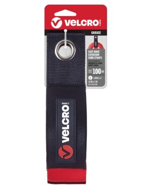 Velcro Easy Hang A Extension Cord Strap 2"X18" black L-2PACK