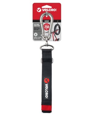 Velcro Easy Hang Cinch Medium24in x 11/4in strap, black