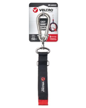 Velcro Easy Hang Cinch Small 16in x 1in strap, black