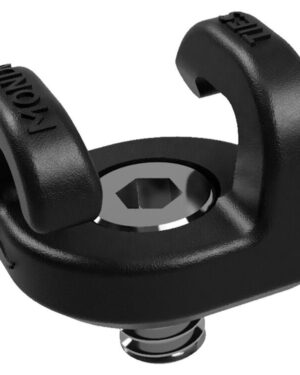 Kondor Blue Mondo Ties Cable Management Clips (Black, 10-Pack)