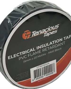 Tenacious GT7BK19/20/R Black Electrical Tape
