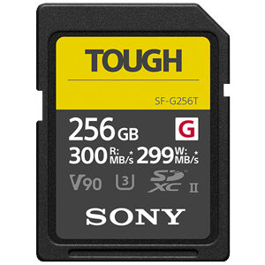 Sony SF-G TOUGH Series UHS-II SDXC Memory Card - 256GB