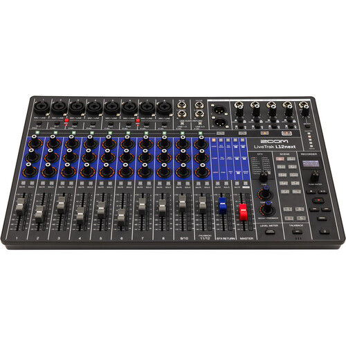 Zoom LiveTrak L12next 14x4 Digital Mixer and Recorder - Image 10