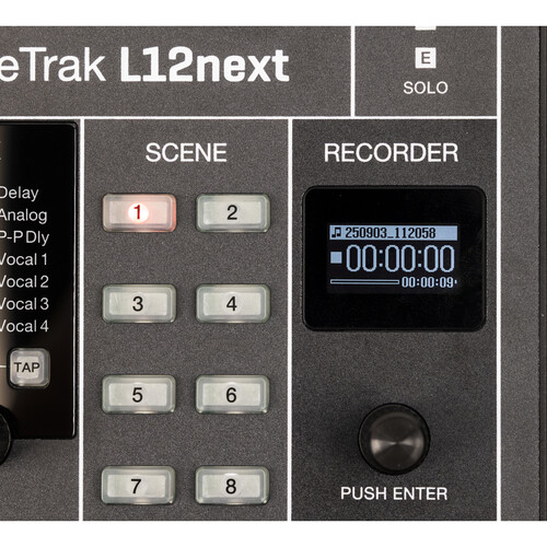Zoom LiveTrak L12next 14x4 Digital Mixer and Recorder - Image 15