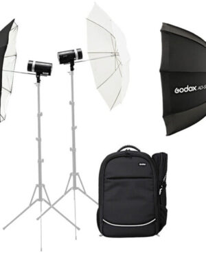 Godox AD300Pro II 2 Head Umb/Sbox Kit + Carry Bag