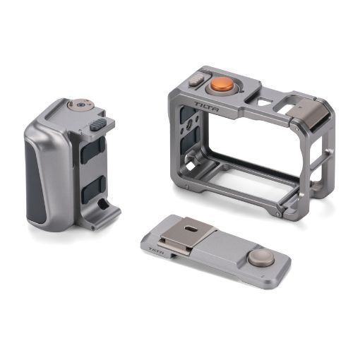 Tilta Camera Cage for DJI Osmo Action 6 Street Snap Kit - Titanium Gray - Image 4