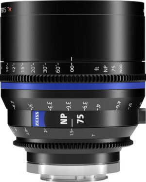 Zeiss Nano Prime 75mm T1.5 Cine Lens (Sony E, Feet)