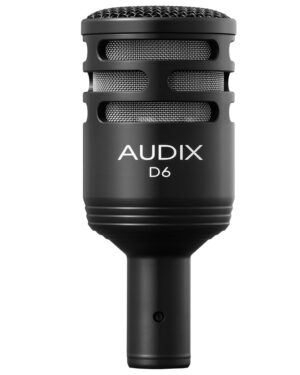 AUDIX D6 Microphone For Kick Drum, Floor Tom, Bass Cabs and Leslie Low Cardioid