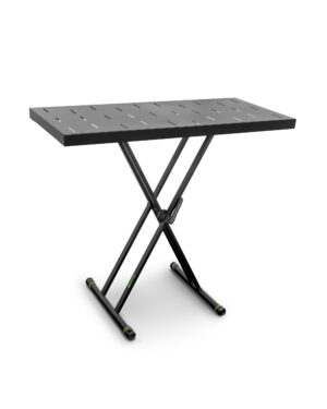 Gravity GKSX2RD Set W/ Double Braced X-Frame Keyboard Stand & Rapid Desk