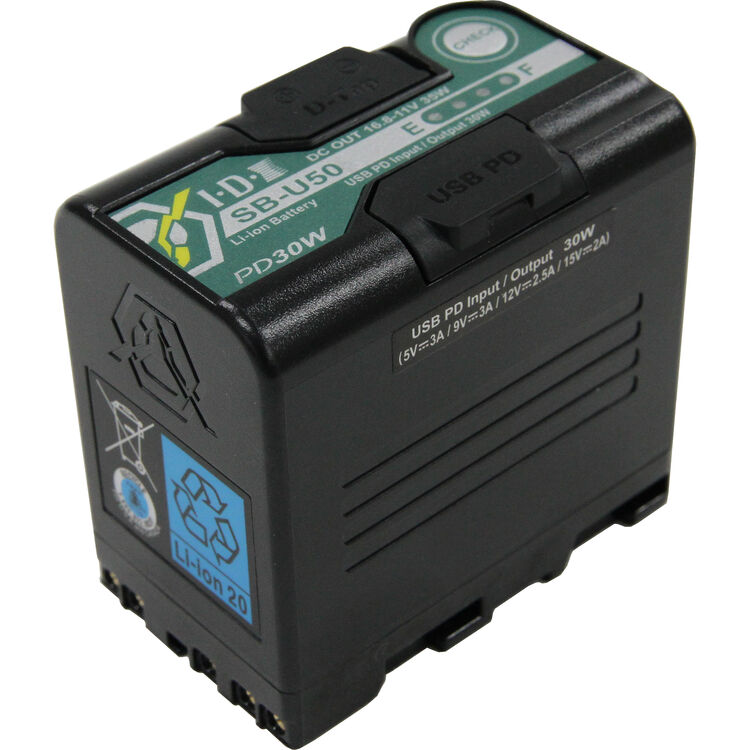IDX SB-U50 PD Sony BP-U Lithium-Ion Battery (48Wh)