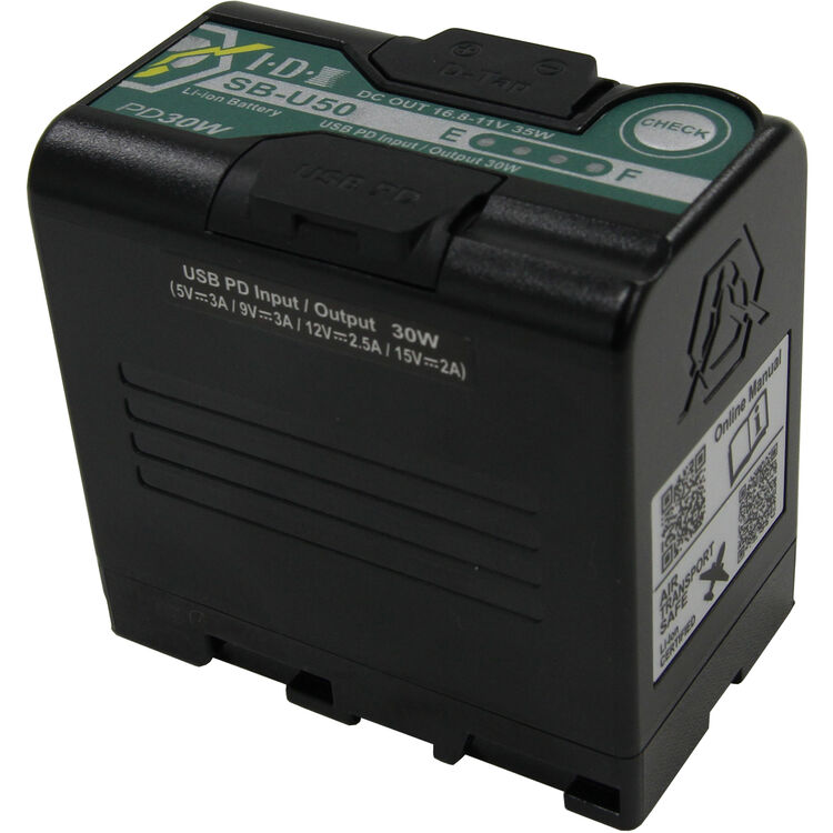 IDX SB-U50 PD Sony BP-U Lithium-Ion Battery (48Wh) - Image 4