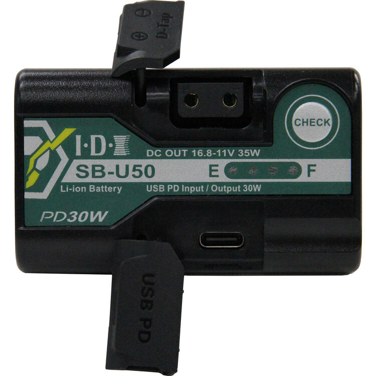 IDX SB-U50 PD Sony BP-U Lithium-Ion Battery (48Wh) - Image 3