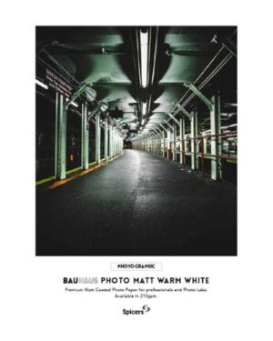 Bauhaus Photo Matt Warm White 210gsm 1120mm x 30m